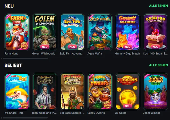 KinBet Casino spiele