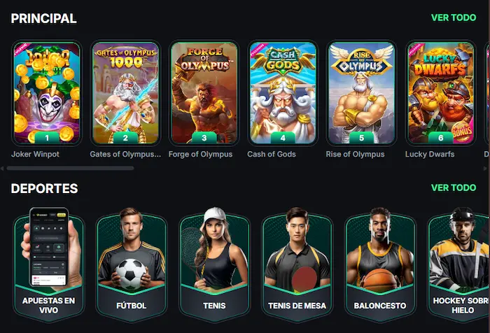 KinBet Casino Juegos